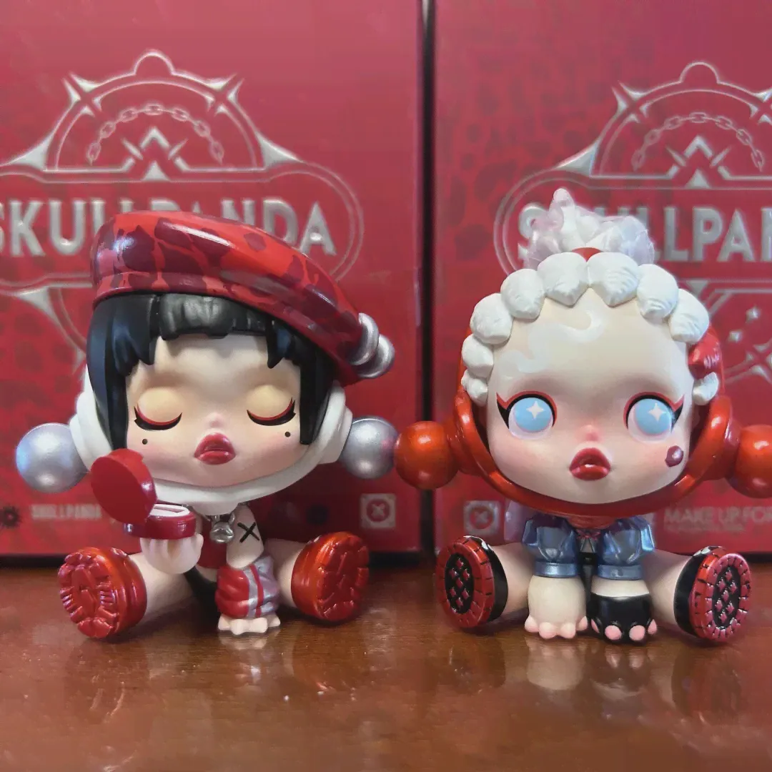 POP MART SKULLPANDA Металлическая Diva Palace Queen Ограниченная Фигурка Модная Игрушка Милая Кукла Креативный Подарок Коллекция Украшений-0