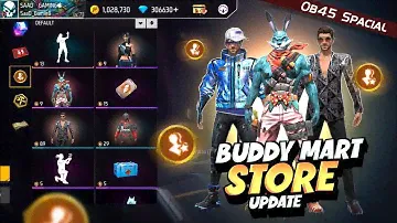 Next Buddy Mart Store Update Free Fire 💥| Ob 45 Update Top Changes Free Fire | Free Fire New Event