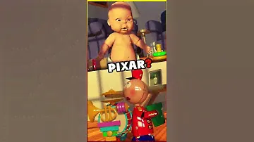 Первый 3D-ЧЕЛОВЕК студии ПИКСАР #pixar #disney #мультик #дисней #cartoon #toystory #ностальгия