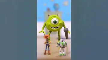 Mike Wazowski Visits Andy's Room #toystory #stopmotion #pixar