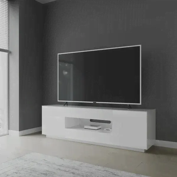 Тумба Mart Караван 1800, ШхГхВ: 180х45.3х55 см, цвет: white