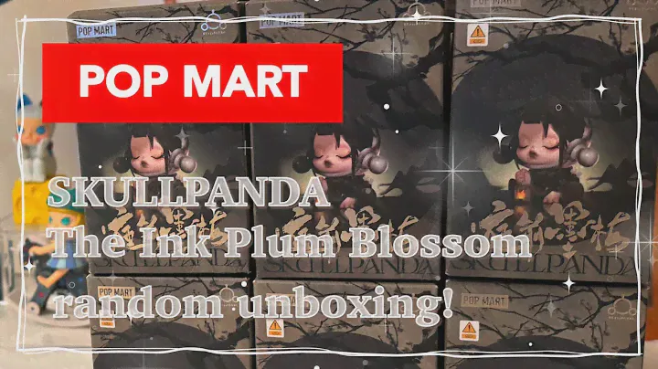 POPMART SKULLPANDA The Ink Plum Blossom random unboxing!