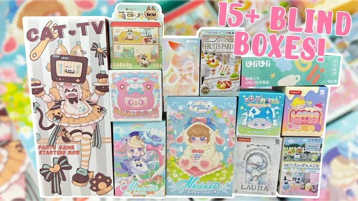 LET'S OPEN 15+ BLIND BOXES FROM KIKAGOODS! POP MART, Finding Unicorn, Re-ment, UF Doll BJD | MMM