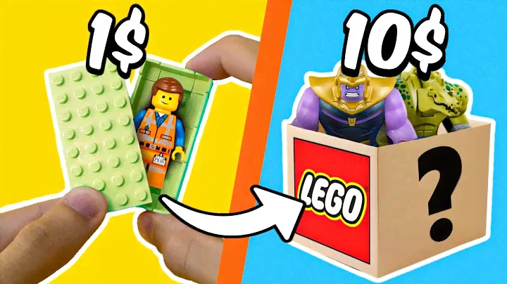 1$ vs 10$ LEGO МИСТЕРИ БОКСЫ