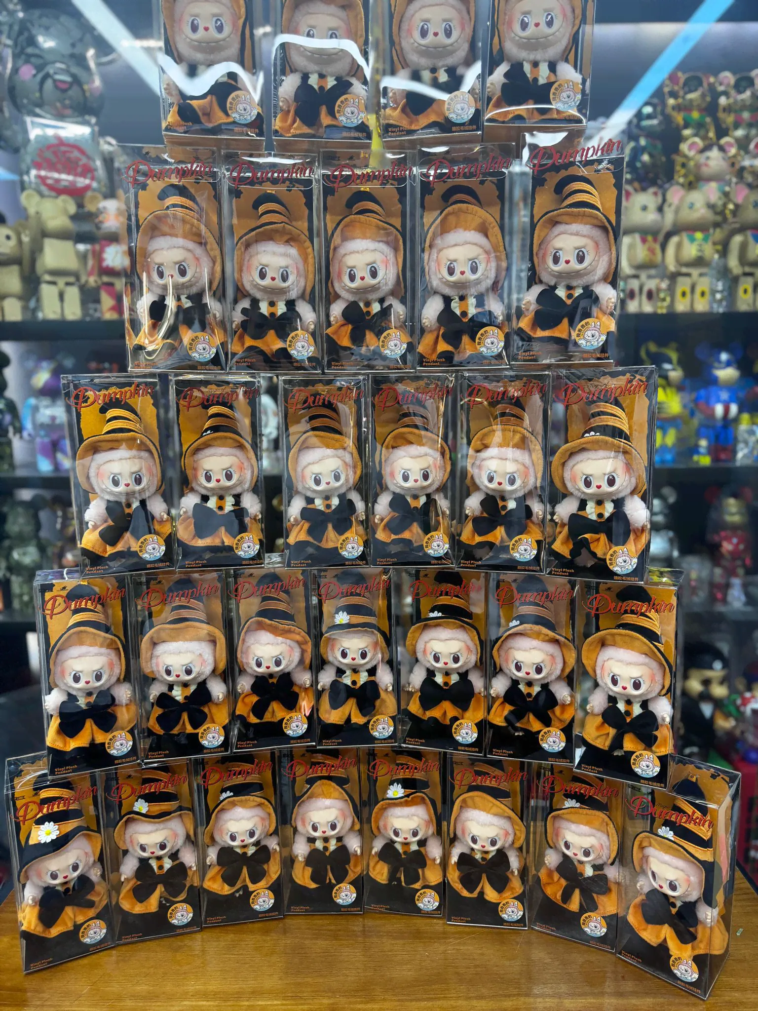 POP MART LABUBU 萬聖節 MOKOKO 小女巫 Magic of Pumpkin 公仔吊飾