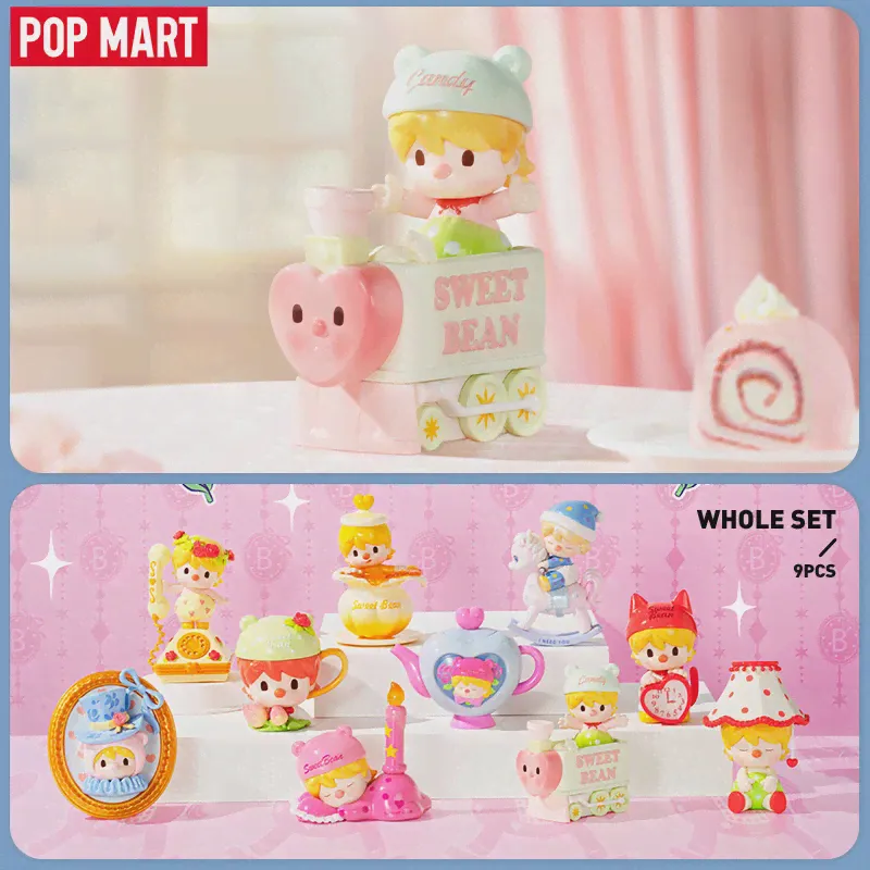 POP MART Милая зернистая чайная серия загадочная коробка 1 шт.9 шт. POPMART глухая коробка аниме экшн-фигурка (art.: 3920c60daedae)-0