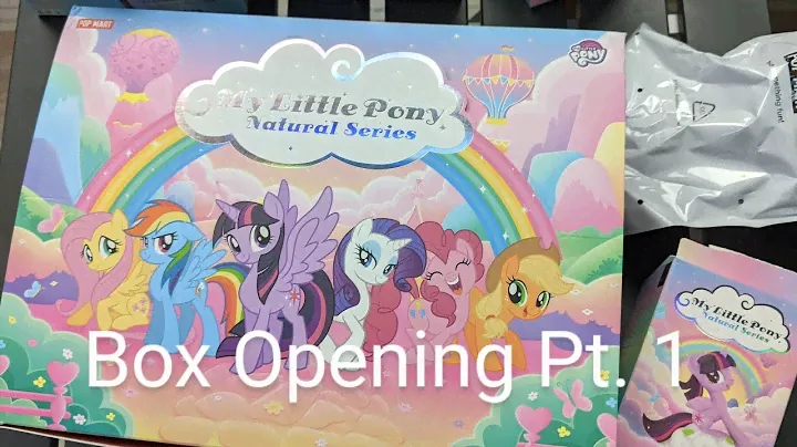 Pop Mart My Little Pony FIM Natural Figurines Blind Box Opening Pt 1