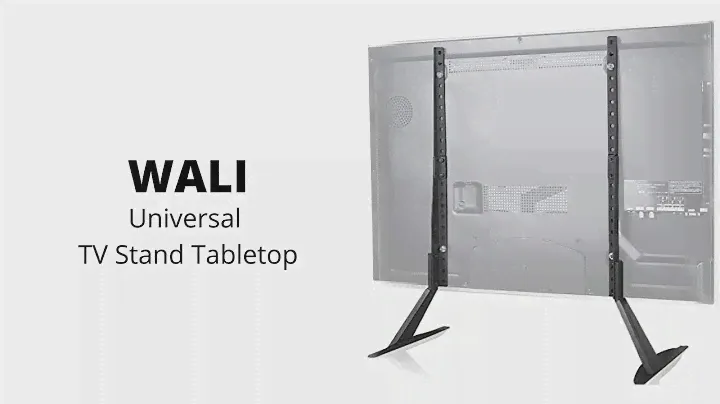 WALI | Universal TV Stand Tabletop, for Most 22 to 65 inch LCD Flat Screen TV