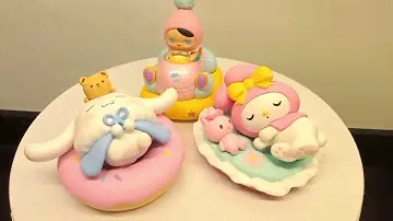 Unboxing Sanrio Characters Fall Asleep Series and Popmart Bumper Car
