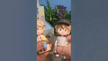 Unboxing a whole set of POP MART's Skip and Loafer Shining Series Figures