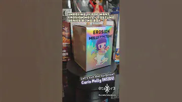 Pop Mart x Instinctoy Molly "Erosion Costume": Curio Molly | Unboxing & Preview #PopMart #otackore