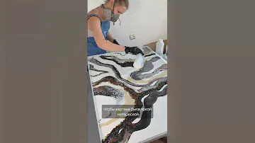 Картина из эпоксидной смолы / создаем картину из смолы / Resin art