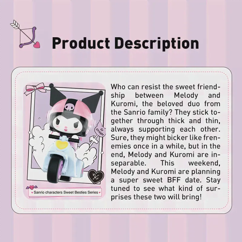POP MART Sanrio персонажи серии милые друзья загадочная коробка 1 шт.12 шт. глухая коробка POPMART Kuromi My Melody (art.: 3920c185b3d39)-1
