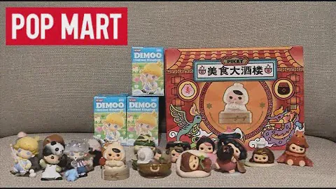 POPMART PUCKY The Feast Full Set & DIMOO Animal Kingdom
