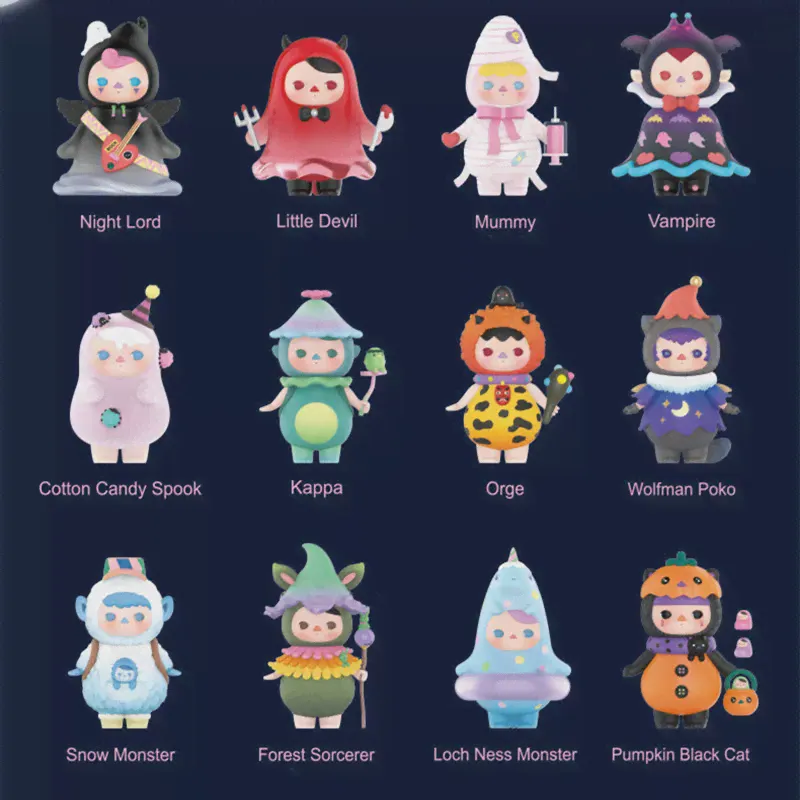 Оригинальные детские Игрушки Pop Mart PUCKY Monster, модель с подтверждением стиля, милые Аниме фигурки, Подарочная коробка сюрпризов (art.: 3920b7b10bded)-1