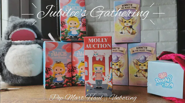 Blind Box Haul Unboxing || Pop Mart Molly, Kenneth, DIMOO & Alice in Wonderland ♥️♠️♦️♣️