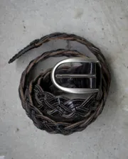 Tornado Mart Woven Leather Belt