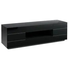 Тумба под телевизор Mart Караван 1800, ШхГхВ: 180х45.3х55 см, цвет: black черный, black