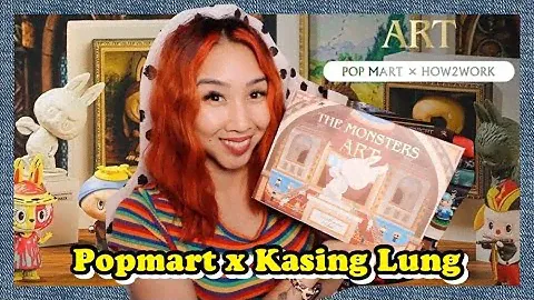 the monster art blindbox series by kasing lung x pop mart | unboxing