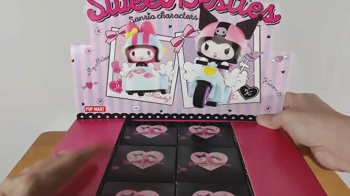 Unboxing Complete Set of PopMart x Sanrio Sweet Besties - ASMR
