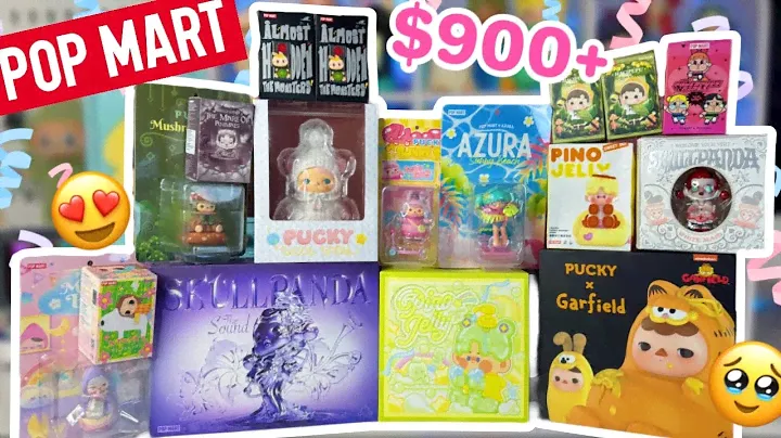 $900+ POPMART HAUL & UNBOXING *♡* NEW SKULLPANDA FULL SET, NEW PINO JELLY FULL SET, AND TONS MORE!!