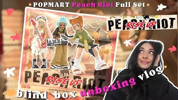Let’s open a FULL SET OF BLIND BOXES from Kikagoods! ✦ POP MART Peach Riot Rise Up Series