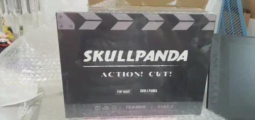 🛍 POP MART полный набор 12 шт. SkullPanda серия Action Cut коллекционная игрушка фигурка Милая кавайная дизайнерская фигурка подарок загадочная коробка-0
