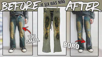 DIY | Custom IF SIX WAS NINE Boro Flared Denim | JULIUS