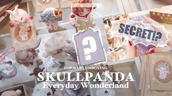 【SECRET!?】 SKULLPANDA Everyday Wonderland / POP MART [unboxing]