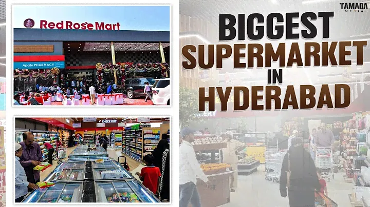 Red Rose Mart Falaknuma | Red Rose Mart Hyderabad | Biggest Supermarket In Hyderabad Luv4FoodNTravel