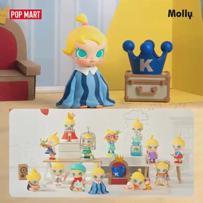 Popmart малыш Молли когда я была тройной серии искусственная коробка игрушки куклы милые Аниме фигурки украшения коллекционный подарок (art.: 3920c656760ec)-0