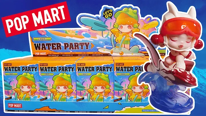 POP MART Water Party Blind Box Unboxing FULL SET | Dimoo | SKULLPANDA| The Monsters | PUCKY