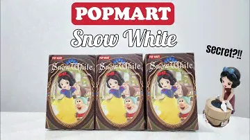 POPMART Disney Snow White Classic Series Figures Unboxing | I get SECRET ?!!!