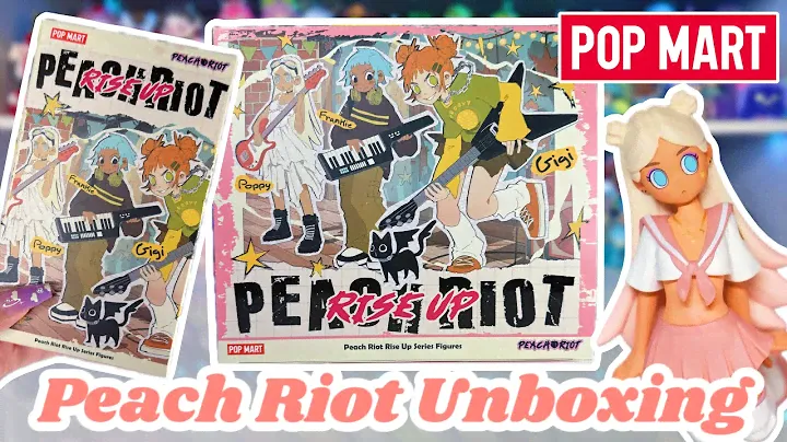 PEACH RIOT FULL SET UNBOXING *♡* POP MART'S NEWEST IP!