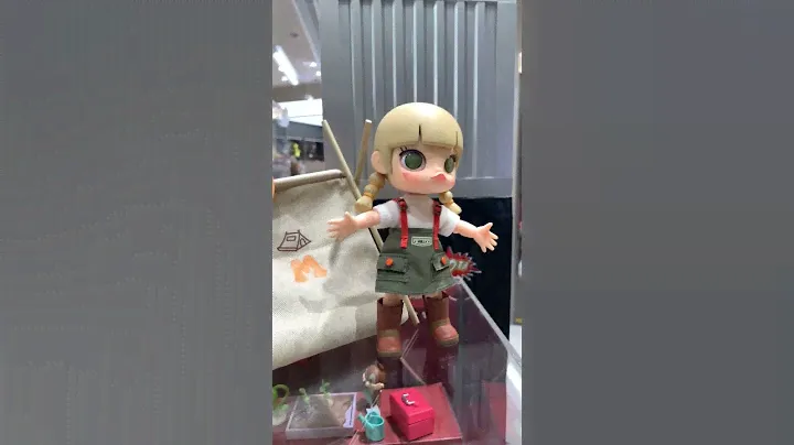 【 Hong Kong 香港 】Kennyswork x POPMART BJD MOLLY Go Camping アクションフィギュア Ball Joint Doll