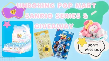 Pop mart Sanrio fall asleep Unboxing and GIVEAWAY announcement | Hello Kitty Blind Box | Tamagotchi