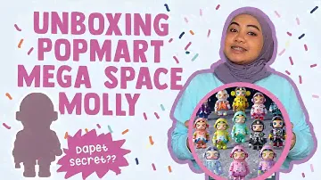 Unboxing Blindbox Pop Mart Mega Space Molly 100% 2 Jutaan | Asakecil