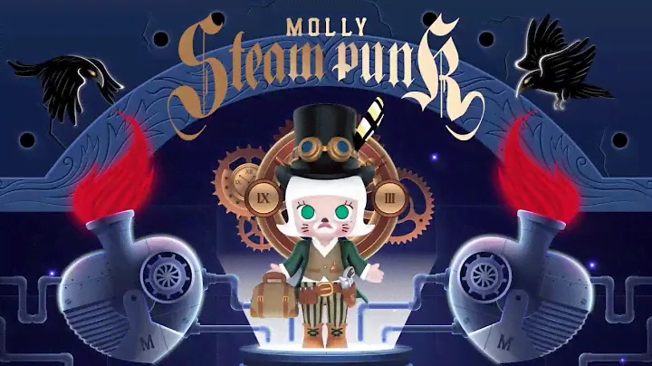 Коллекционная фигурка Molly стимпанк от POP MART