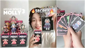 🔥SECRET🔥 - unbox MEGA SPACE MOLLY 3 blind box POP MART | 🐻 Teddie
