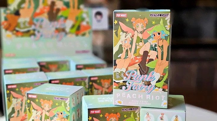 🤘 FIRST LOOK - Pop Mart x Peach Riot: Punk Fairy, blind box case!