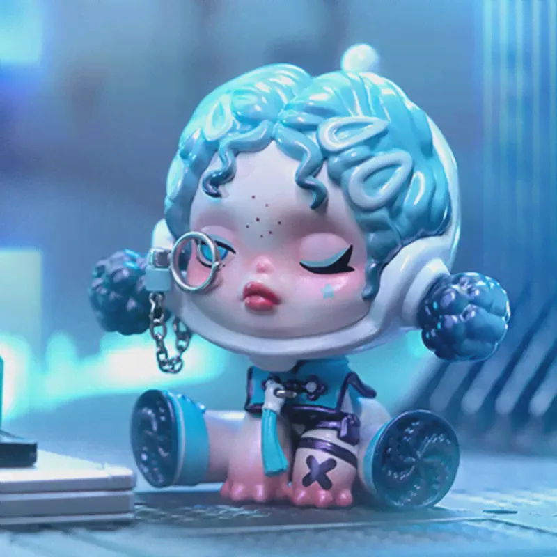 POP MART Skullpanda City Of Night Series глухая коробка Doll, модель таинственной коробки, подарок на день рождения, детская игрушка, рождественский подарок (art.: 3920c01cbf140)-4
