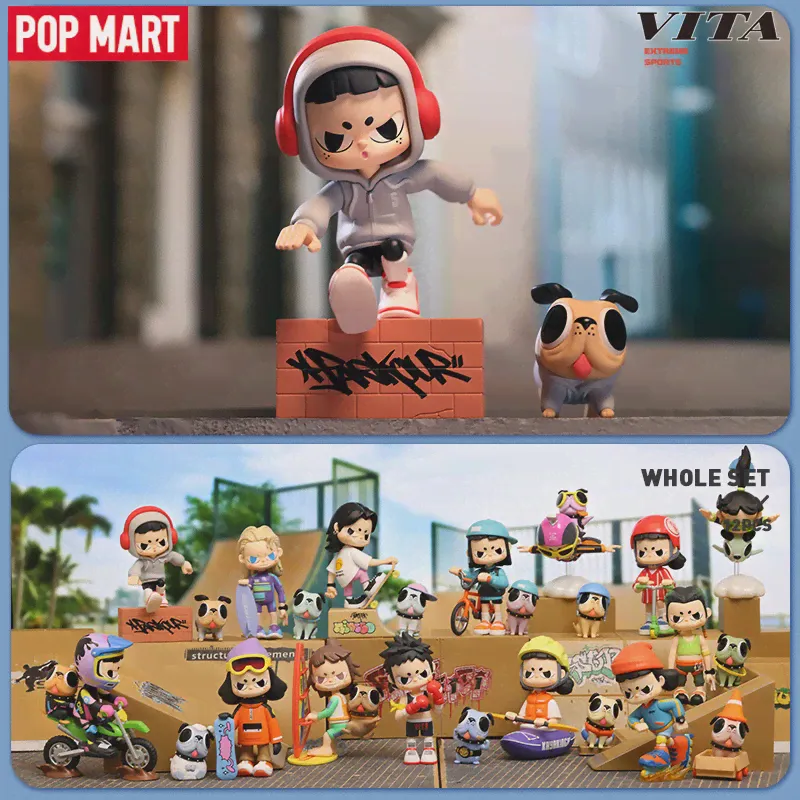 POP MART VITA Extreme Sport Series Mystery Box Экшн-игрушка Подарок на День Рождения Детская игрушка Бесплатная доставка