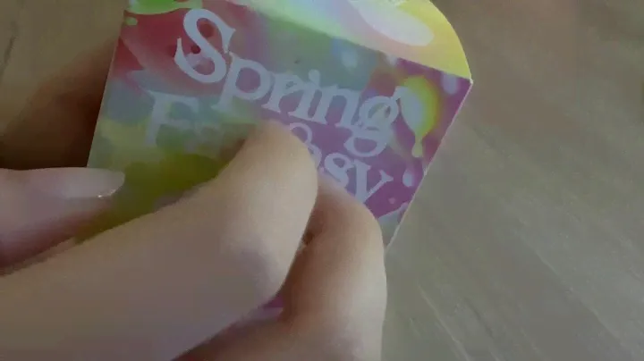 ASMR | close up tapping + unboxing blindbox | Pop Mart Azura Spring Fantasy (lofi/ no talking)