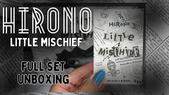 Hirono Little Mischief Full Set Popmart Unboxing