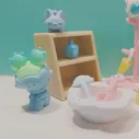 🛍 Полный набор POP MART Dimoo серии Homebody Женская Коллекционная Милая экшн кавайная подарок на день рождения экшн-фигурки загадочная коробка
