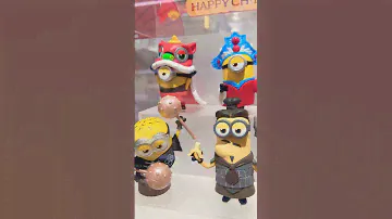 Pop Mart Minions Travelogues of China #popmart  #minions #小小兵