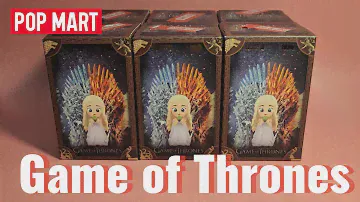 Opening 10 Game of Thrones POP MART Blind Boxes