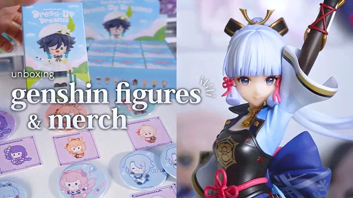 Unboxing More Genshin Impact Figures & Merch! // Pop Mart, Collab Cafe, Ayaka Figure