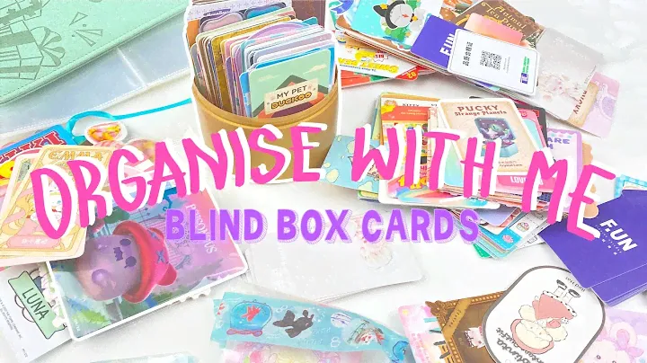 Let's Organise My Blind Box Card Collection! POP MART, FINDING UNICORN, SANRIO, PUCKY, SKULLPANDA!