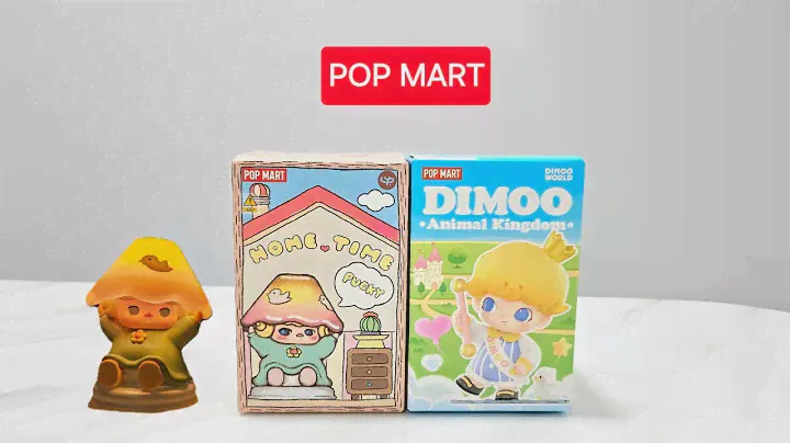 POP MART PUCKY HOME TIME SERIES & DIMOO ANIMAL KINGDOM SERIES UNBOXING